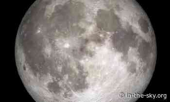30 Aug 2021 (7 hours away): The Moon at apogee