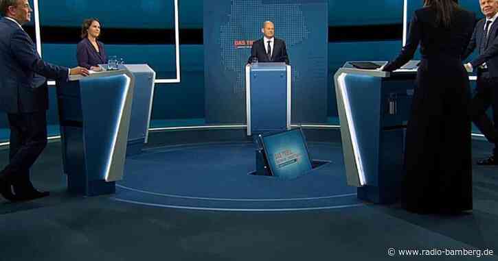 Laschet, Scholz und Baerbock streiten beim TV-Triell