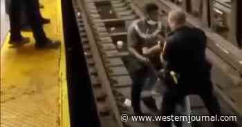 Sick Man Collapses Onto Subway Tracks; Heart-Racing Video Shows NYPD Rescue Seconds Before Train Enters the Station