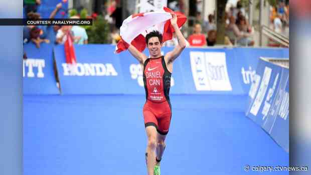 Calgary Paralympian takes home bronze medal in para-triathlon