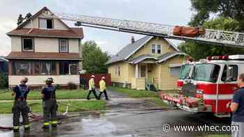 Lightning strikes house, starts fire on Rochester's Penrose Street