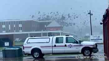 'Incredible video': Jim Acosta reacts to footage of storm damage