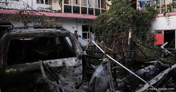 U.S. Strikes Explosive-Laden Vehicle in Kabul - The New York Times