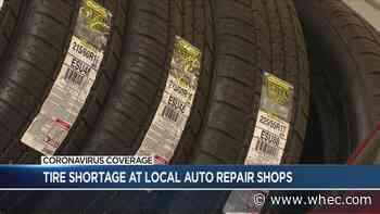 Local auto repair shops starting to see a tire shortage