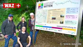 Neues Schild am Ruhrtalradweg in Witten bietet Orientierung - WAZ News