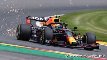 Checo Pérez acaba décimo en accidentados segundos libres de Bélgica - ESPN