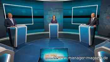 TV-Triell um die Kanzlerschaft: Laschet, Baerbock und Scholz debattieren