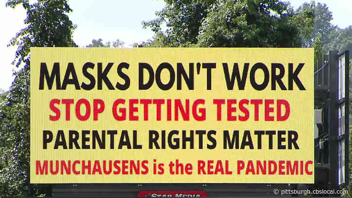 Electronic Billboard In South Park Twp. Gaining Attention For Messaging About Masks, COVID-19