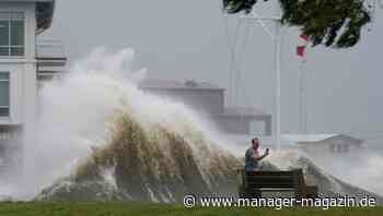 Hurrikan Ida erreicht Spitzenwinde von 240 km /h und legt Stromversorgung lahm