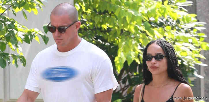 Channing Tatum & Zoe Kravitz Head Out on a Walk Around Central Park