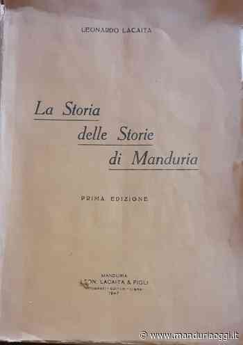 BIBLIOTECA LIVE - Bibliocuriosità, a cura di Archeoclub Manduria: il volume 'La Storia delle Storie di Manduria' - ManduriaOggi
