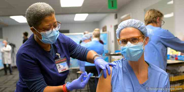 About 1 in 8 nurses haven't gotten a COVID-19 vaccine or don't plan to get one, a new survey finds, setting up the potential for more staffing shortages at hospitals
