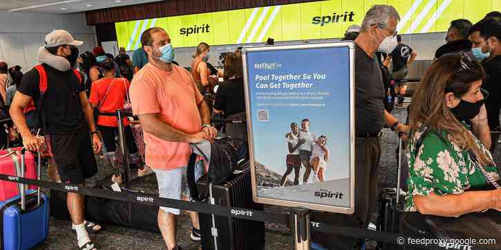 Spirit Airlines crew were asked to change out of their uniforms for their safety to avoid angry passengers, report says