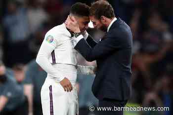 Gareth Southgate vows to support England's Euros final penalty miss trio - Barrhead News