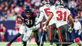 Houston Texans Team Analyst John Harris shares his notes from the Texans final preseason game against the Tampa Bay Buccaneers. - HoustonTexans.com