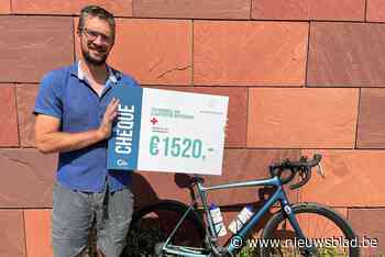 Parcoursbouwer Nick Schuermans schenkt 1520 euro aan Rode Kr... (Kalmthout) - Het Nieuwsblad