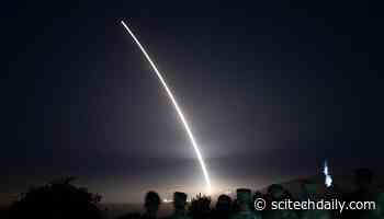 Unarmed Minuteman III Intercontinental Ballistic Missile (ICBM) Launched From Vandenberg Space Force Base