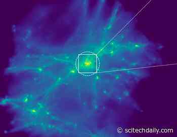 New Simulation Reveals How Galaxies Feed Their Supermassive Black Holes