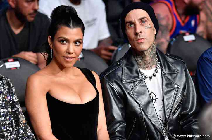 Travis Barker & Kourtney Kardashian Look Fabulously in Love During Their Italy Trip
