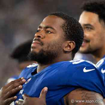 Source: Giants trade DL Hill for Bengals OL Price