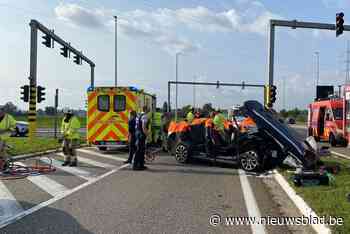 Vier gewonden bij zware crash op expresweg in Sint-Truiden