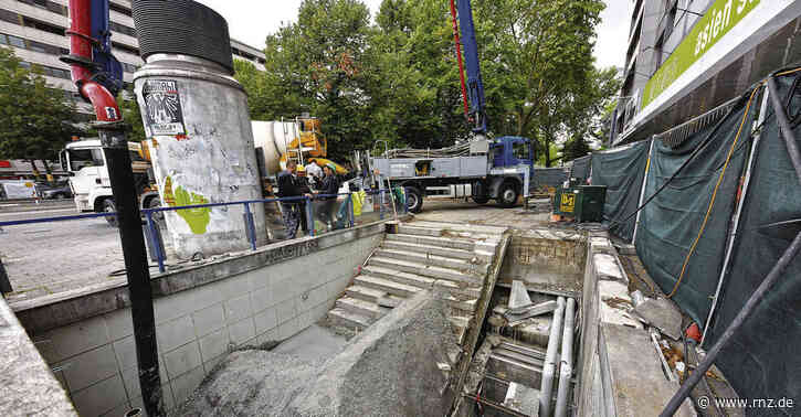 Mannheim:  Borelly-Grotte fast zugeschüttet (Update)