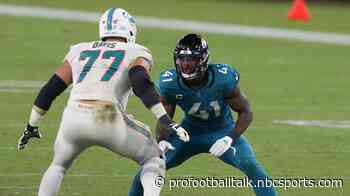 Jaguars activate Josh Allen from COVID-19 reserve list