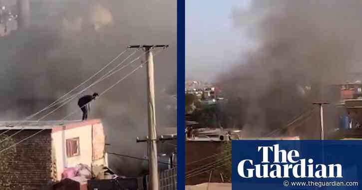 Smoke visible across Kabul after blast near airport – video