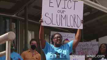Tenants hold rally ahead of eviction moratorium's expiration