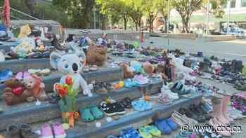 Pipe ceremony held at Calgary City Hall to start planning a permanent residential school memorial - CBC.ca