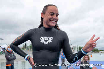 Marc-Antoine Olivier, Anna Olasz Win FINA/CNSG Marathon Swim Series Stop - Swimming World Magazine