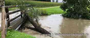 Dauerregen fordert die Feuerwehren der Region - Traunsteiner Tagblatt