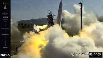 Watch this rocket go sideways instead of up