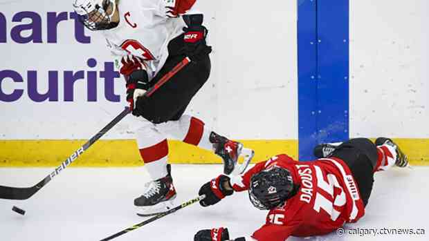 Canada blanks Switzerland 4-0, meets U.S. for women's world hockey gold