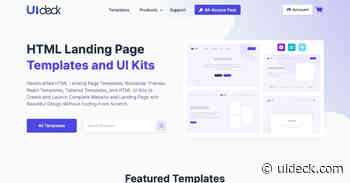 UIdeck 2.0 - Landing Page HTML Templates and UI Kits