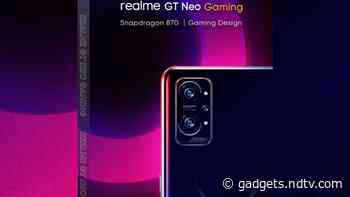 Realme GT Neo Gaming Price and Specifications Leak, Tipped to Launch Soon