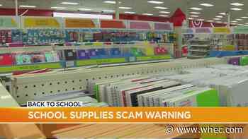 Consumer Alert: School supplies scam warning