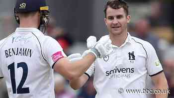 County Championship: Chris Benjamin and Sam Hain make tons as Warwickshire dominate Lancashire