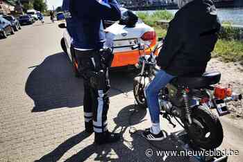 Politie plukt 7 opgedreven bromfietsen uit het verkeer