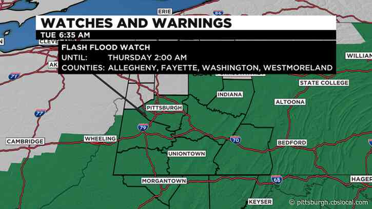 Pittsburgh Weather: Remnants Of Ida, Rain Set To Arrive