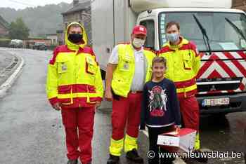 Rode Kruis Halle trekt opnieuw met karavaan goederen naar Goffontaine en Fraipont