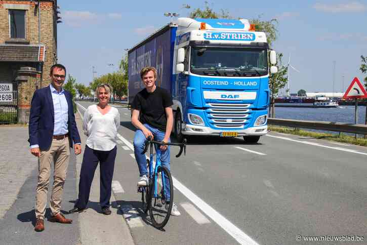 “Dringend nood aan veiligere fietspaden langs Langerbrugge- en Terdonkkaai”