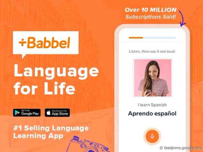 Deals Reminder: Babbel Language Learning Lifetime Subscription (All Languages)