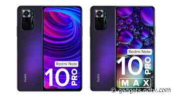 Redmi Note 10 Pro, Redmi Note 10 Pro Max Get New Dark Nebula Colour Option: Price in India, Specifications