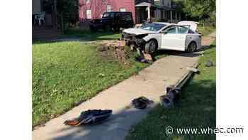 Crews respond to crash on Garson Avenue