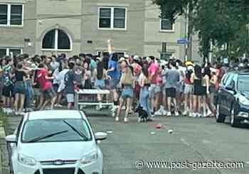 Block party at Pitt draws hundreds of students but few masks, irking Oakland residents
