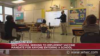 Hochul seeking to add vaccine or testing requirement for school staff