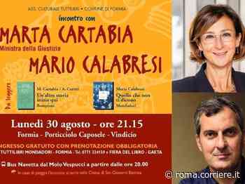 Marta Cartabia e Mario Calabresi si confrontano a Formia - Corriere Roma