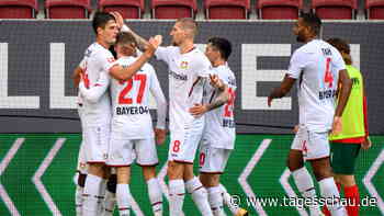 4:1-Sieg gegen Augsburg: Eigentor-Doppelschlag hilft Leverkusen - tagesschau.de