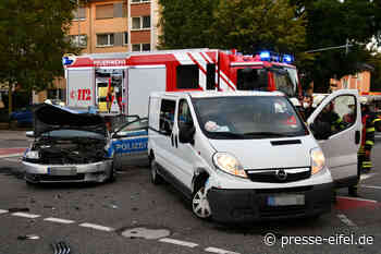 Euskirchen: Verkehrsunfall mit verletztem Polizeibeamten - Presse-Eifel - Presse-Eifel